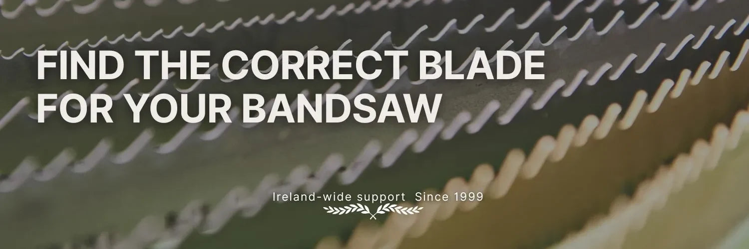 M42 bi-metal metal bandsaw blades for cutting steel, stainless steel, aluminium, tube and solid bar in Ireland