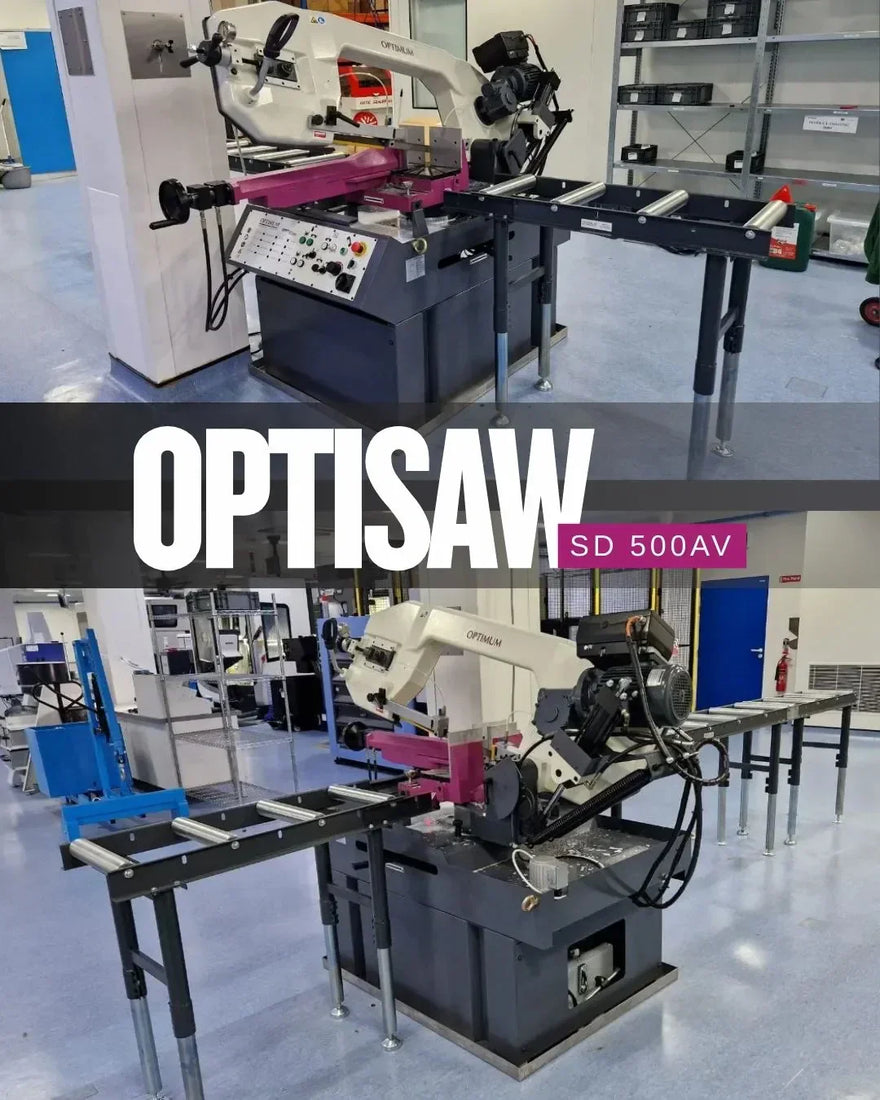 Power We Stand Behind: OPTIsaw SD 500AV (Optimum) Double Mitre Metal Band Saw — Installation in Athlone
