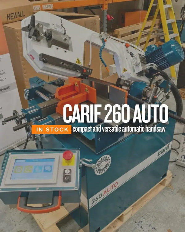 Fully Automatic Bandsaw with Mitre Cutting Head in Ireland: Carif 260 AUTO 4.0