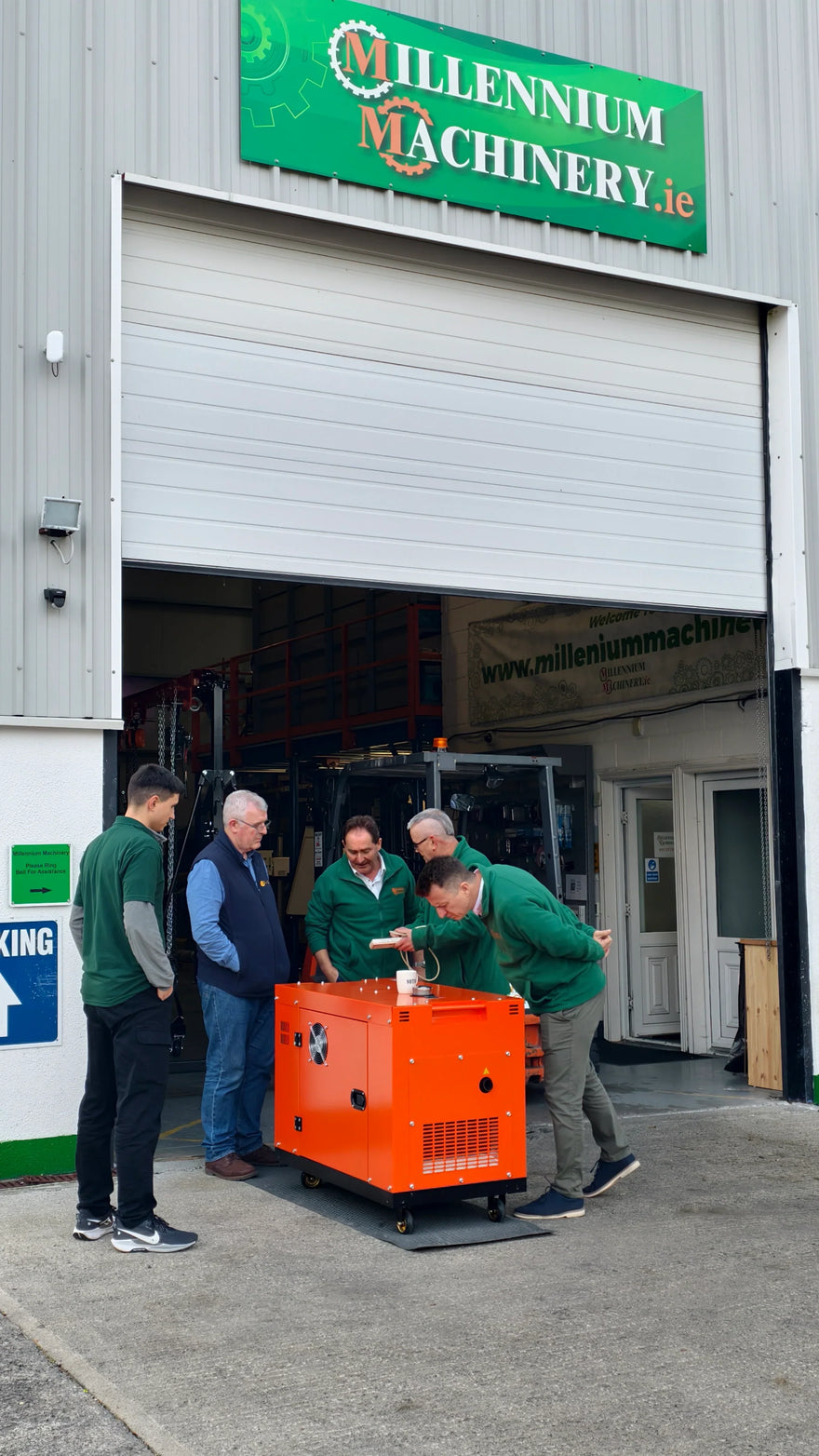 Unicraft generators for workshops, farms and businesses available from Millennium Machinery in Ireland
