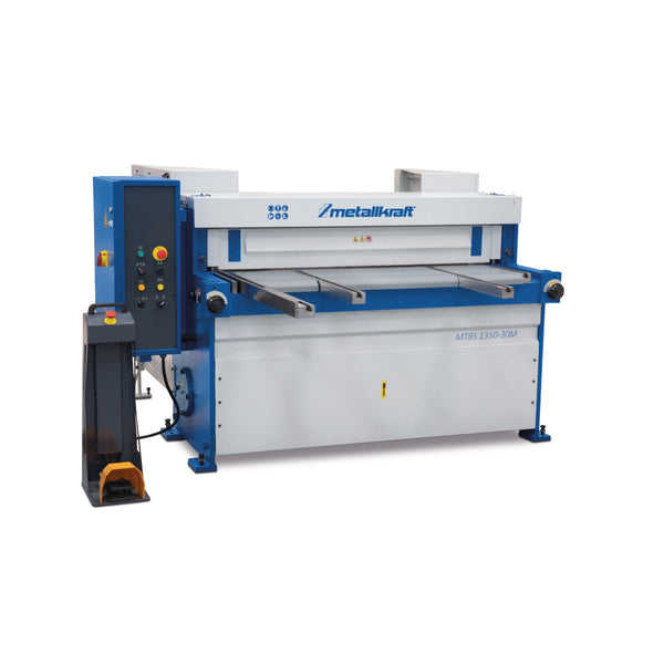 Motorized sheet metal shear for fast and accurate cutting of steel and aluminium in Ireland
