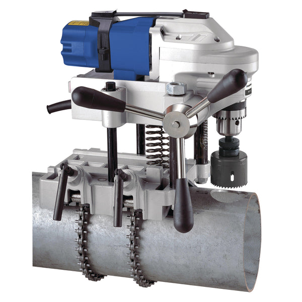 Tube drilling machine for accurate drilling of pipes and tubular metal components in Ireland
