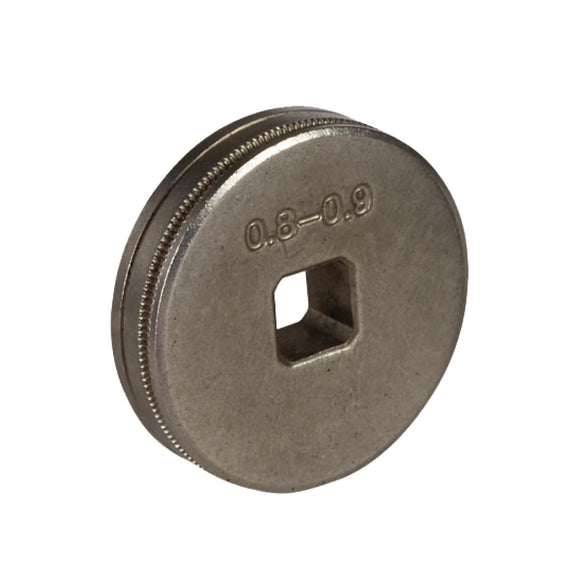 Feed roller single steel / stainless steel 0.6–0.8mm / cored wire 0.9mm V-groove