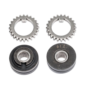 Feed roller pair with sprocket for solid wire 1.2 mm