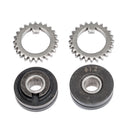 Feed roller pair with sprocket for solid wire 0.6 mm-1