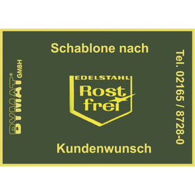 Long-term template Special size