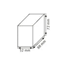 Carbon block for processing 88 x 72 x 52 mm-1