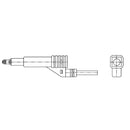 Measuring cable including plug red, ø 4 mm, length 5 m-2