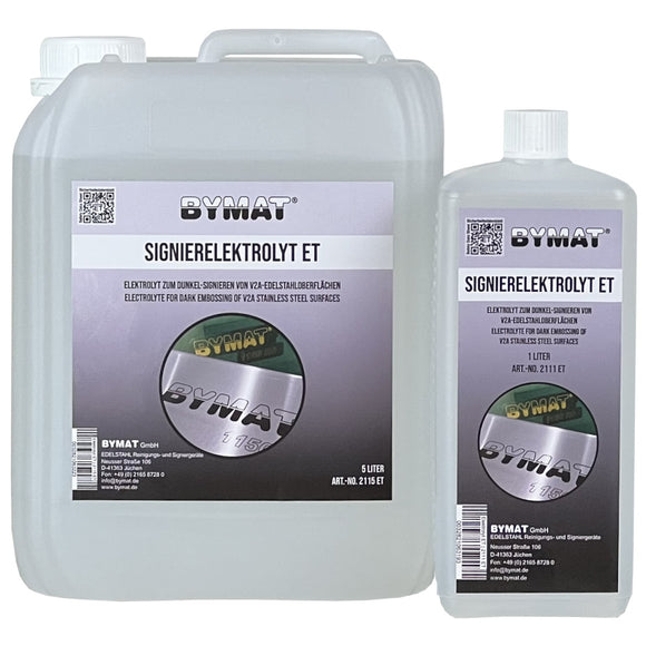 Electrolyte for signing VA (1.4301) 5000 ml