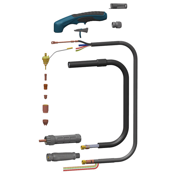 Plasma torch Pluscut 105 6 m incl. Euro central connection
