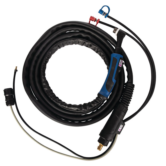 TIG welding torch, water cooled R-TIG 12-450W 4m