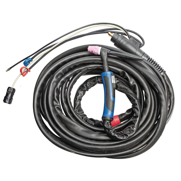 TIG welding torch, water cooled R-TIG 12-260W 4m