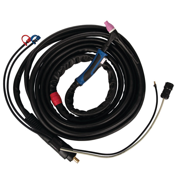 TIG welding torch, water cooled R-TIG 12-450SC 12m