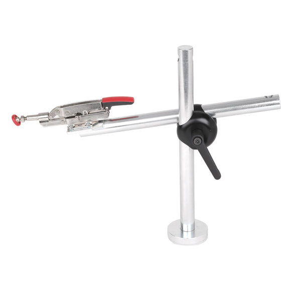 Horizontal clamp on a stand Length 179 mm, clamping range 0 - 25 mm