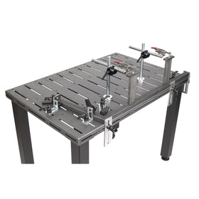 Vertical clamp on a stand Length 173 mm, clamping range 0 - 35 mm - 0
