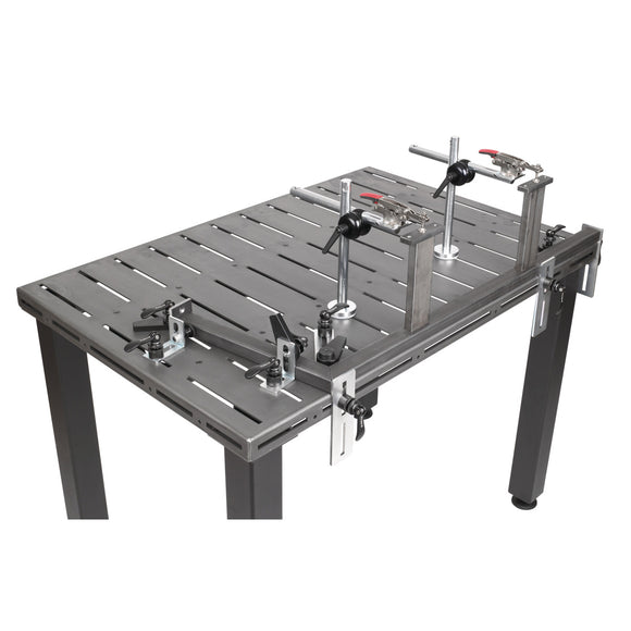 Vertical clamp on a stand Length 244 mm, clamping range 0 - 40 mm