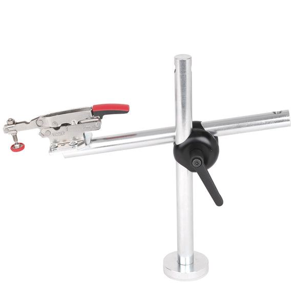 Vertical clamp on a stand Length 173 mm, clamping range 0 - 35 mm