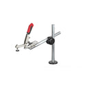 Vertical clamp on tripod with clamping bolt for perforated plates Ø 16 mm-1