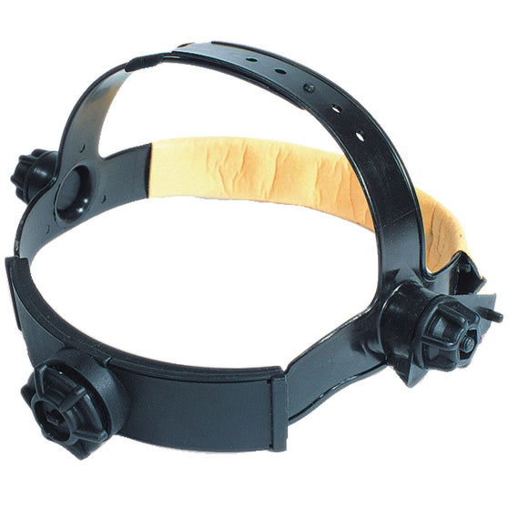 Headband, front part with ratchet adjustment