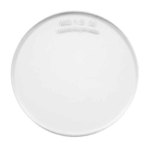 DIN round glasses clear, shatter-free, Ø 50 mm