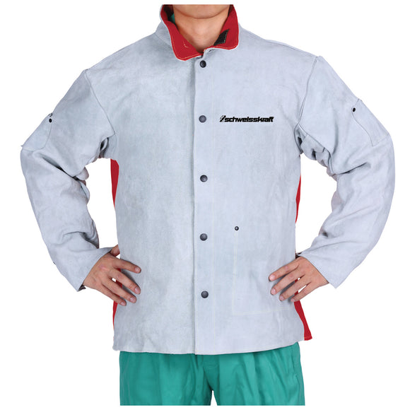 Welder jacket with fabric back size XL