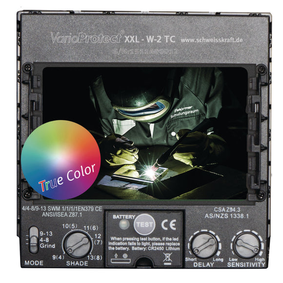 Automatic welding helmet VarioProtect XXL-W-2 TC blue