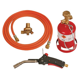 Hard and soft solder set with bottle