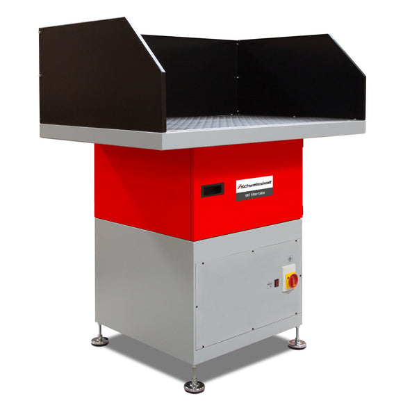 Welding table and grinding table with extraction system SRF Filter-Table