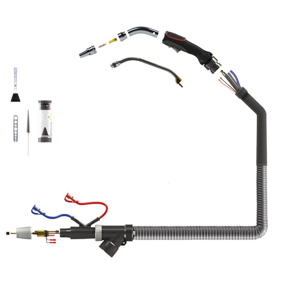 MIG/MAG Extraction torch, water-cooled S8XE/3m
