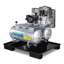 Stationary piston compressor AIRPROFI DUO 703 / 2x75 / 13-1
