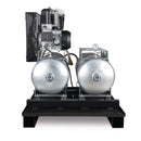 Stationary piston compressor AIRPROFI DUO 703 / 2x75 / 13-4