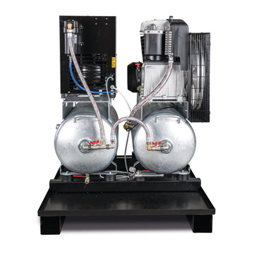 Stationary piston compressor AIRPROFI DUO 703 / 2x75 / 13K - 0