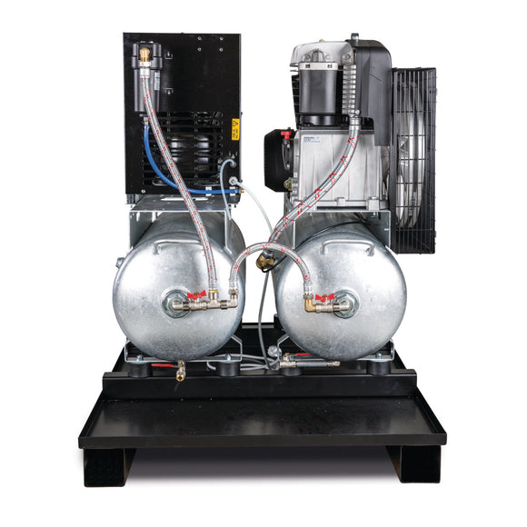 Stationary piston compressor AIRPROFI DUO 703 / 2x75 / 13K