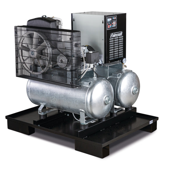 Stationary piston compressor AIRPROFI DUO 703 / 2x75 / 13K