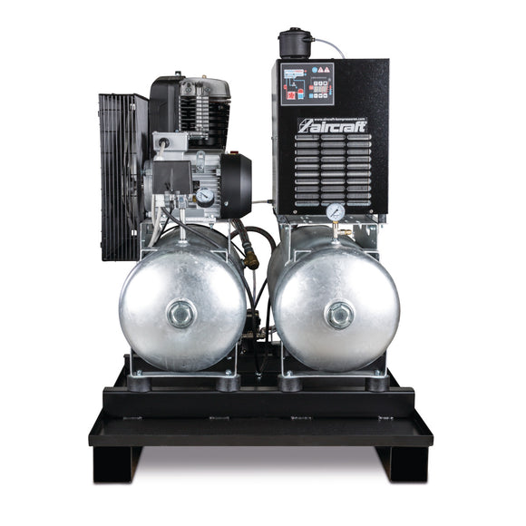 Stationary piston compressor AIRPROFI DUO 703 / 2x75 / 13 KK