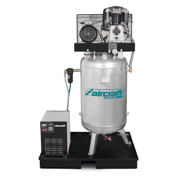 Stationary piston compressor with refrigeration dryer AIRPROFI 853/270/10 VK
