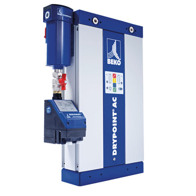 Cold regenerated adsorption dryer DRYPOINT AC 196 with pre-filter and BEKOMAT 20FM