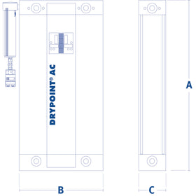 Cold regenerated adsorption dryer DRYPOINT AC 119 with pre-filter and BEKOMAT 20FM - 0