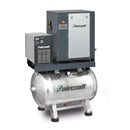 Screw compressor with ribbed belt drive on container with mounted refrigeration dryer A-MICRO 4.0-10-200 K-1