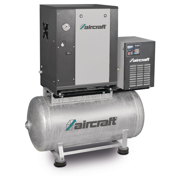 Screw compressor with ribbed belt drive on container with mounted refrigeration dryer A-MICRO SE 4.0-10-200 K