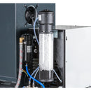 Compressed air central unit with 2x100 l container, refrigeration dryer, automatic steam trap, pre-filter and condensate conditioner for oil-water separation A-DUO-MICRO SE 4.0-08 2x100 KK-7