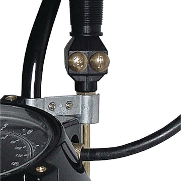 Tyre inflator portable and calibrated with double-sided petrol station plug SFM-G - 0