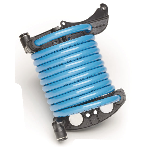 Spiral hose for spring tension