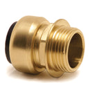 Straight screw-in connector (brass) 22 mm OD / R½" OT-1