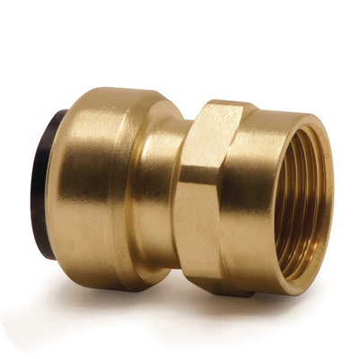 Straight screw-in connector (brass) 28 mm OD / G1" IT