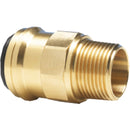 Straight screw-in connector (brass) 28 mm OD / R1" OT-1