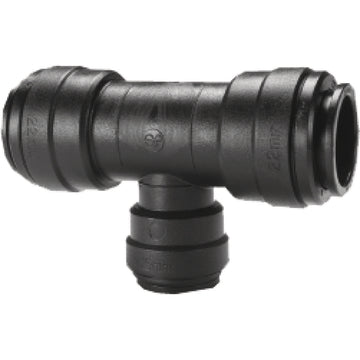 Reducing tee connector (POM) 22/15 mm