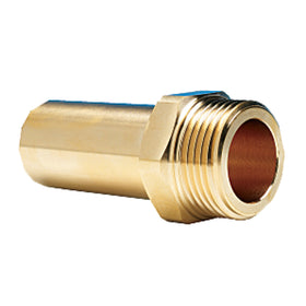 Male stem adaptor (brass) 22 mm OD / R¾" OT