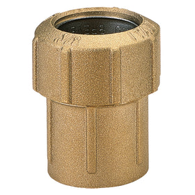 Straight screw-on connector (brass) 63 mm OD / G2" IT