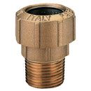Straight screw-in connector (brass) 50 mm OD / R1 1/2" ET-1